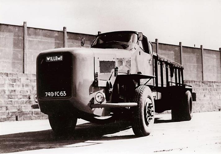 Willeme WR8 was developed by Michelin in the 1950s to test truck tires