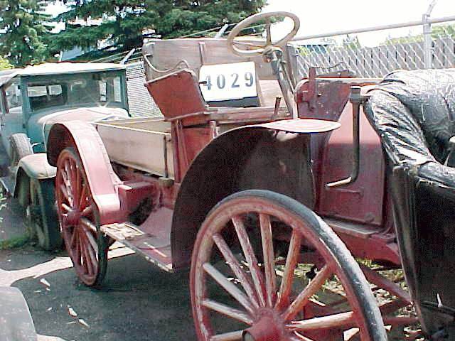 1908 International highwheel pickup