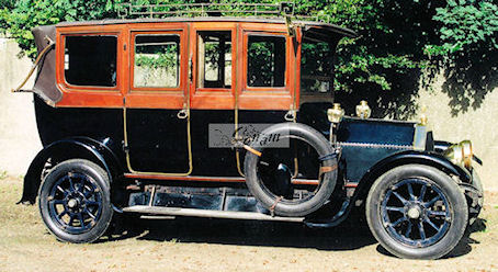 1912-13 Lancia Eta van 1912 met carrosserie van Schutter & van Bakel (gebouwd in het voorjaar van 1913)