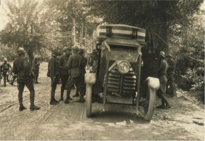 1916 Italian Ansaldo-Lancia 1Z armored car