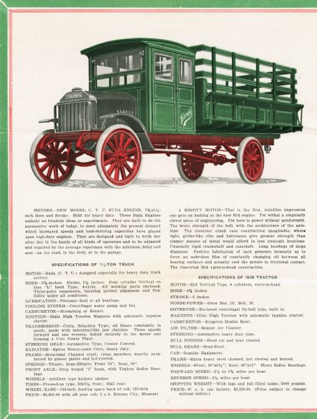 1920 Triumph Medium Weight Truck