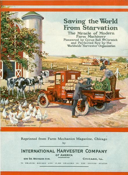 1922 IHC Saving the World From Starvation Advertisement
