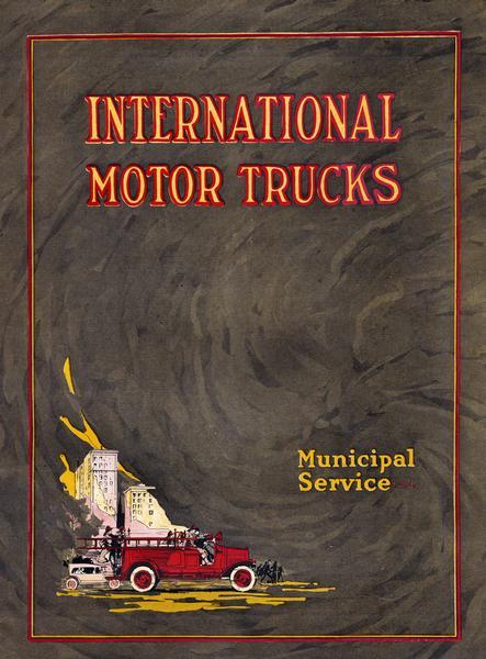 1923 International Municipal Service Truck Catalog