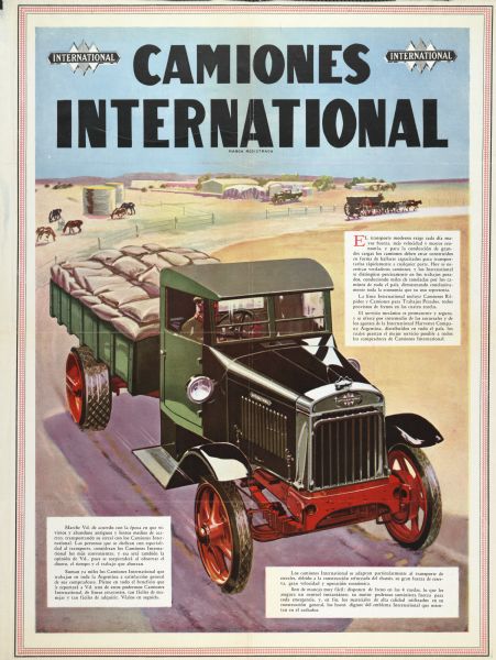 1929 International Truck Advertising Poster (Argentina)