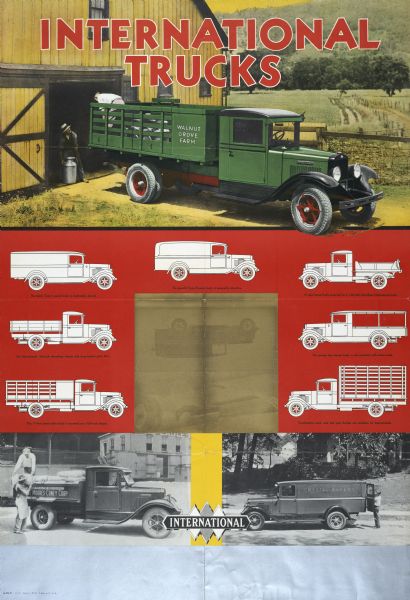 1932 International Trucks Poster
