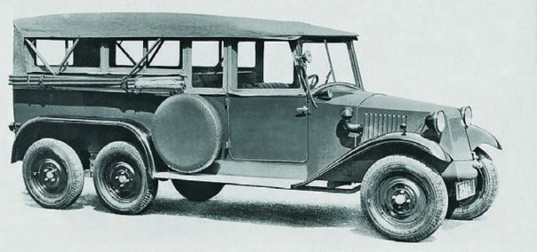 1934 Tatra-72, 6x6 Staff car