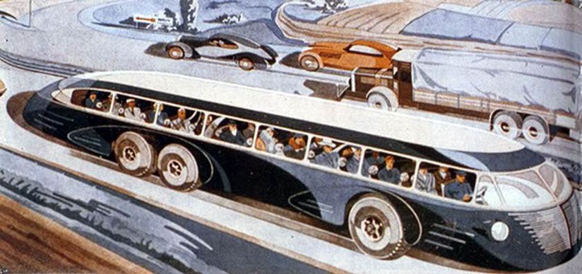 1935 Büssing–NAG Bi-motor concept art