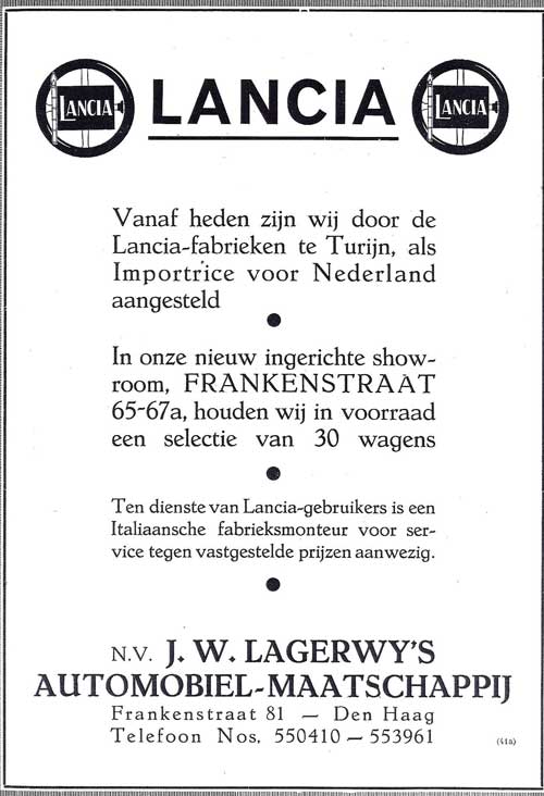 1935 lancia Lagerwij 1 adv