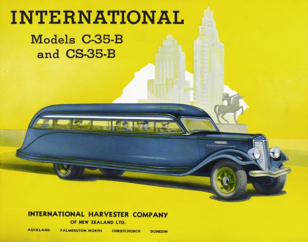 1936 International C-35 B and CS-35-B Bus Flyer
