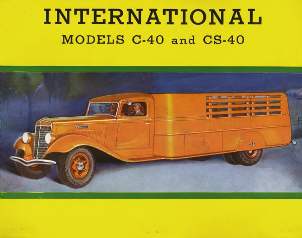 1936 International C-40 and CS-40 Ad Flyer
