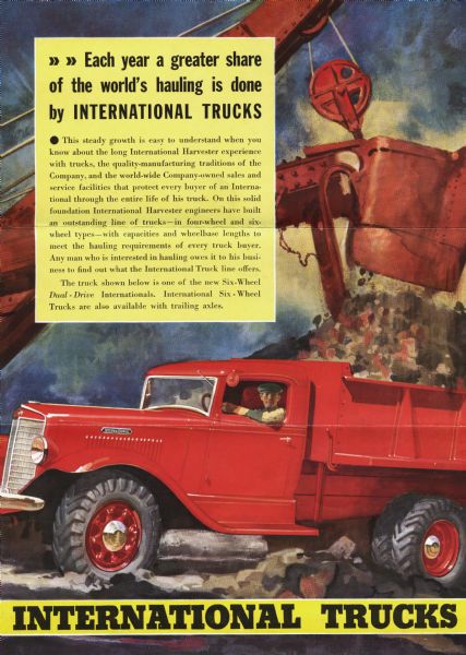 1936 International Trucks Ad Proof