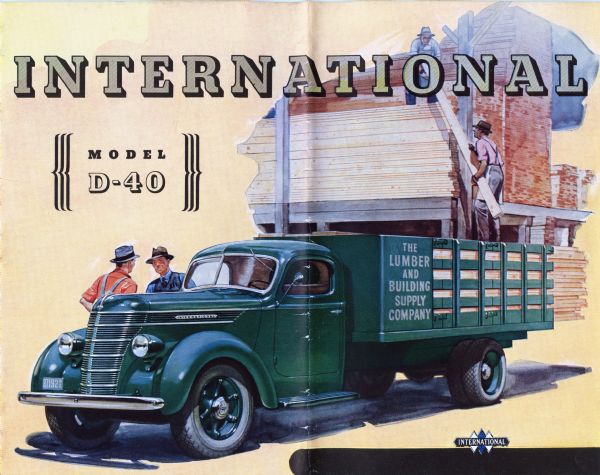 1938 International D-40 Truck Brochure