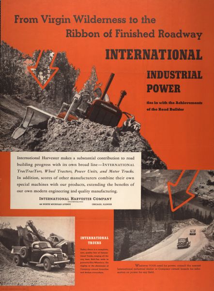 1938 International Industrial Power Advertising Poster