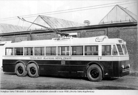 1938 Tatra t86 Trolleybus