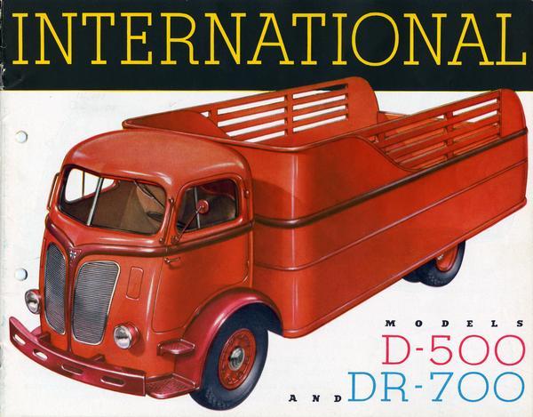 1939 International Models D-500 and DR-700 Trucks