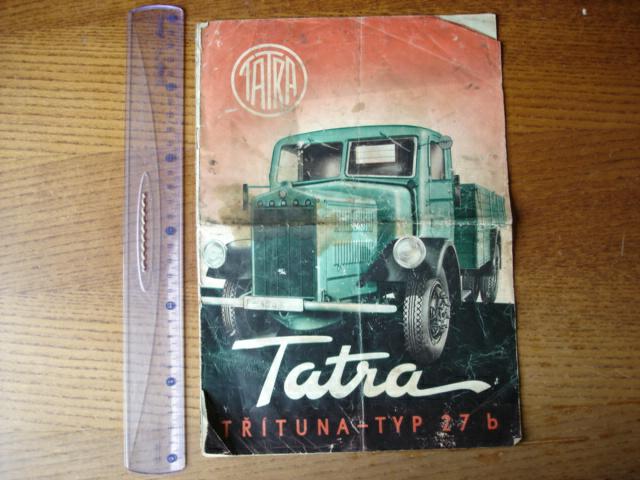 1939 TATRA 27 B PROSPEKT 8 STRAN C. 1939