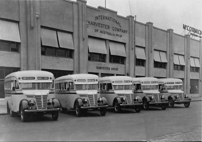 1941 International Harvester, D30 Motor Buses, City Road, South Melbourne