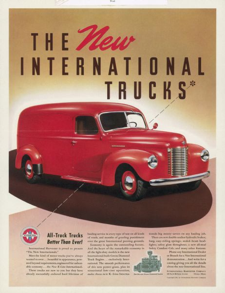 1941 International Truck Advertising Proof a