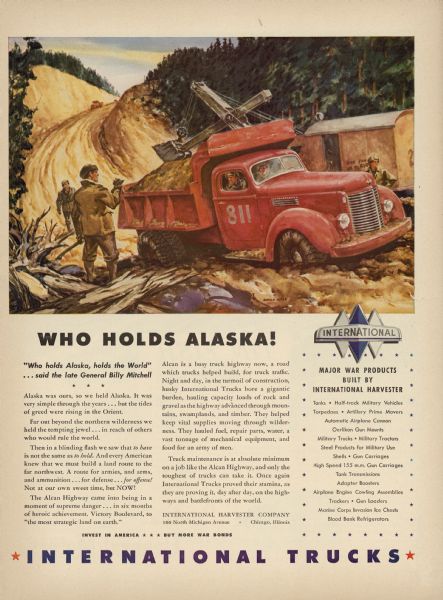 1943 International Trucks Alaska Highway Ad