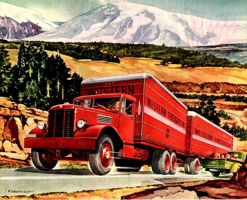 1946 International West Coast Model Truck