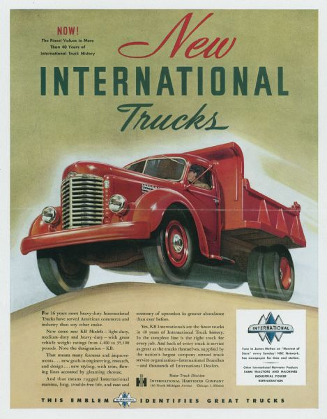 1947 International Truck Advertising Proof b