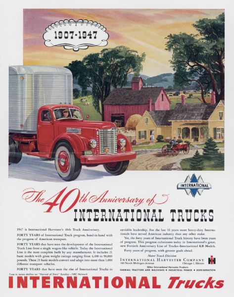1947 International Truck Advertising Proof