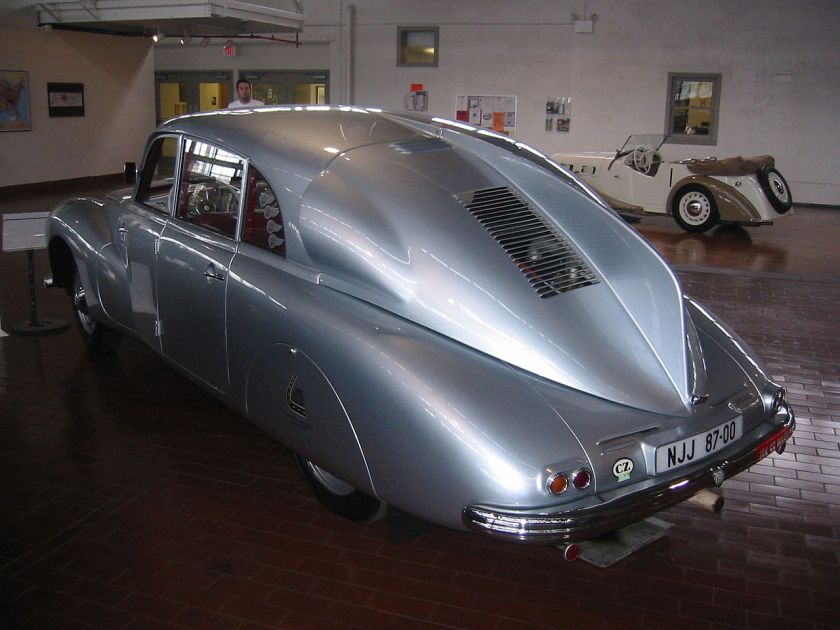 1947 Tatra 87 Saloon, showing the identifiable rear 'Sharks-fin' and lack of rear windows