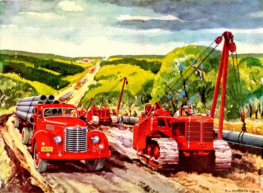 1948 International Tractor-Trailer &amp; Diesel Crawler Tractor