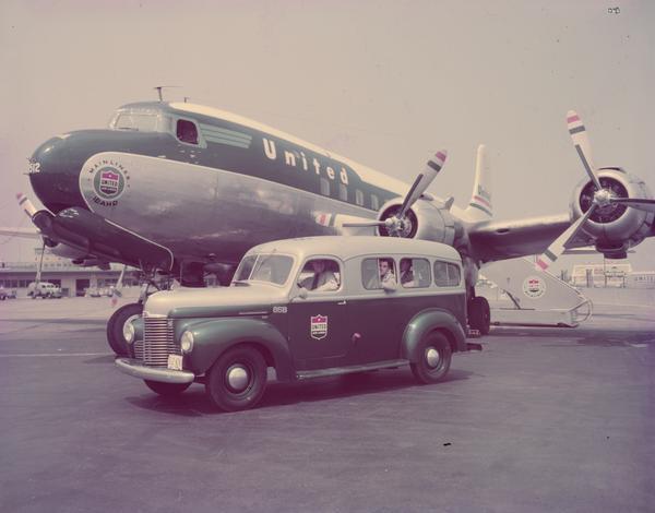 1949 International K -2 Special Coach Truck and Airplane