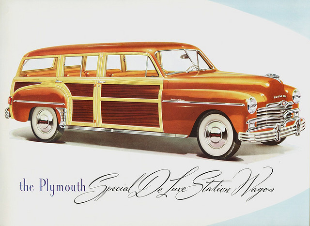 1949 Plymouth Special DeLuxe Station Wagon, advertisement