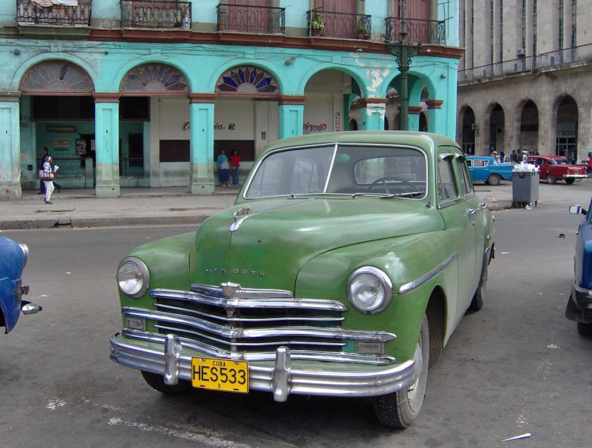 1949 Plymouth voiture a Cuba