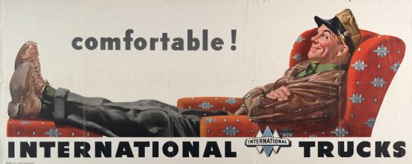 1951 International Truck Advertising Poster