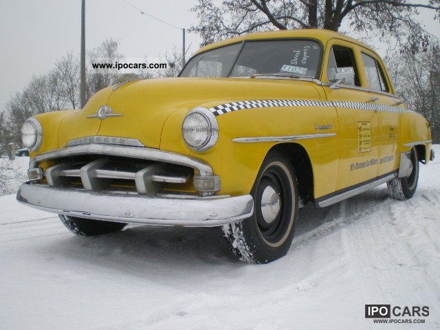 1952 plymouth cambridge yellow cab classic