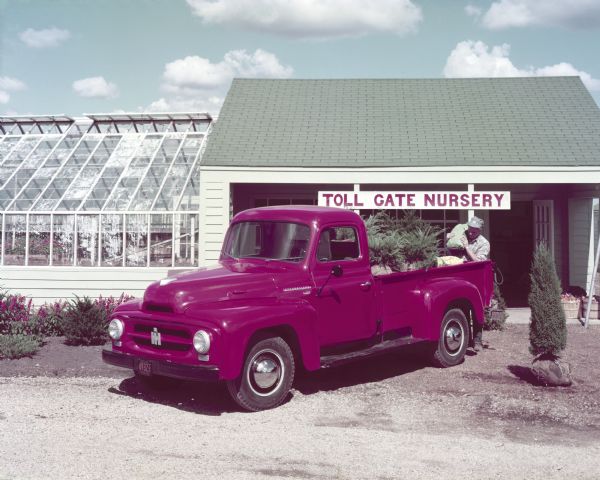 1953 International R-120 Truck at Nursery