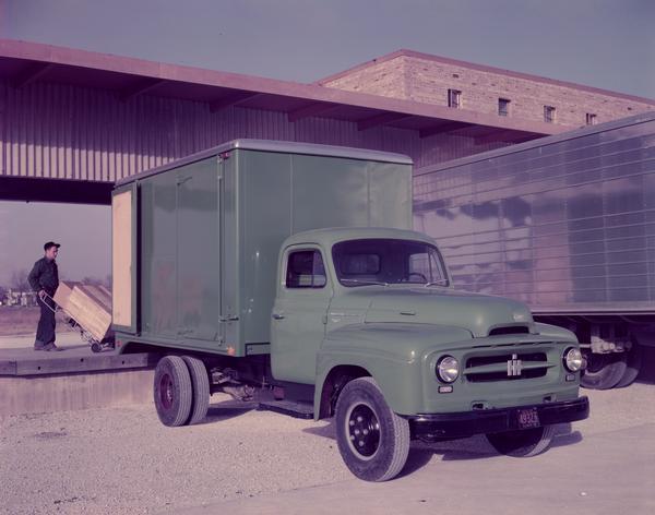 1953 International R-150 Truck with Van Body