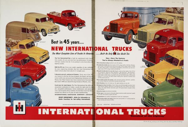 1953 International Truck Advertising Proof