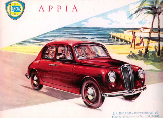 1953 lancia appia red