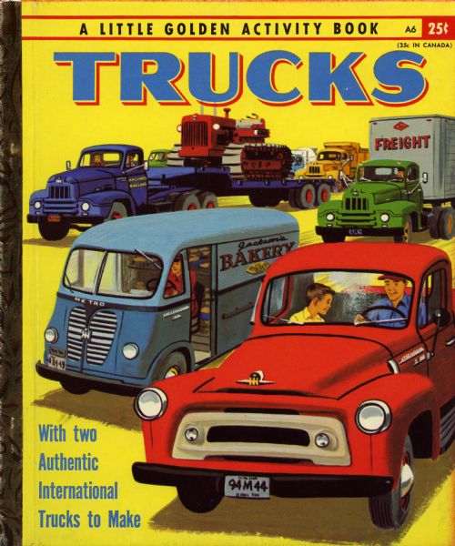 1955 Golden Book with International Trucks