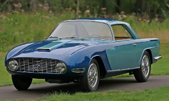 1955 Lancia Nardi Blue Ray II. Enrico Nardi showde zijn creatie voor het eerst in 1955