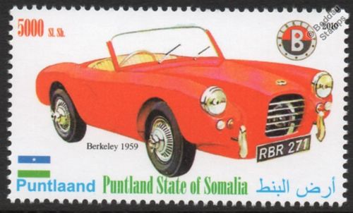 1959 BERKELEY B95 B105 Sports Car Automobile Stamp