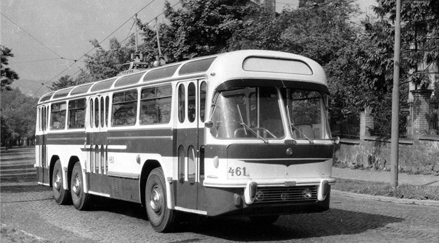 1959 Prototyp trolejbusu Tatra T401 - Hřebenka asi 1959