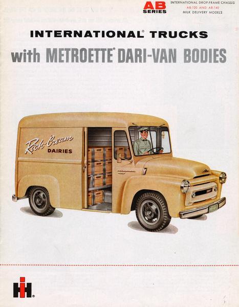 1960 International Trucks with Metroette Dari-Van Bodies
