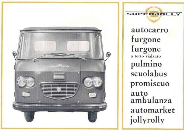 1960 Lancia Superjolly anni60