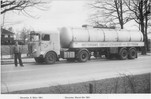 1961 Büssing R'dams Tanktransport Deventer 1961-03-08