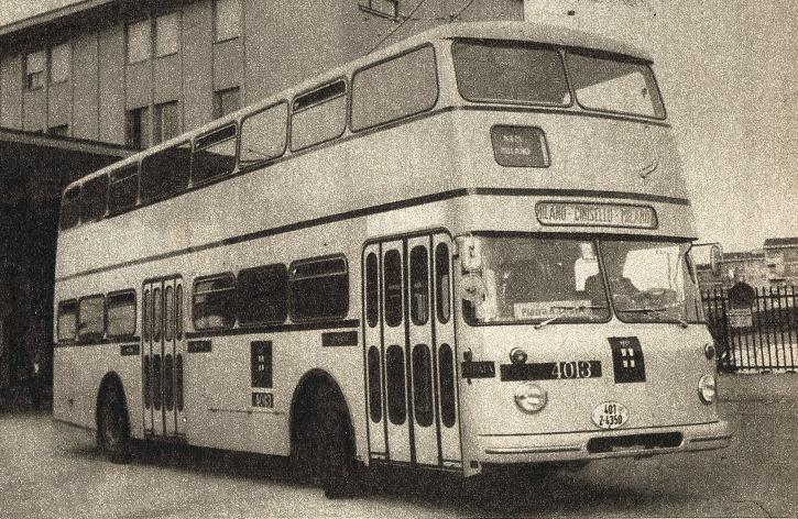 1963-64, con autobus FIAT 412 Aerfer