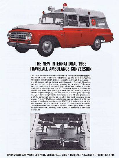 1963 IH Travelakk Ambulance Conversion