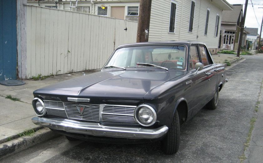 1965 Plymouth Valiant 100 black front