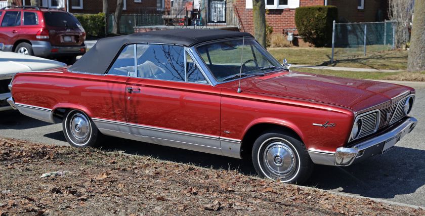 1966 Plymouth Valiant Signet Convertible front right