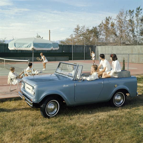 1967 Couples Watch Tennis Match from International Scout Pickup