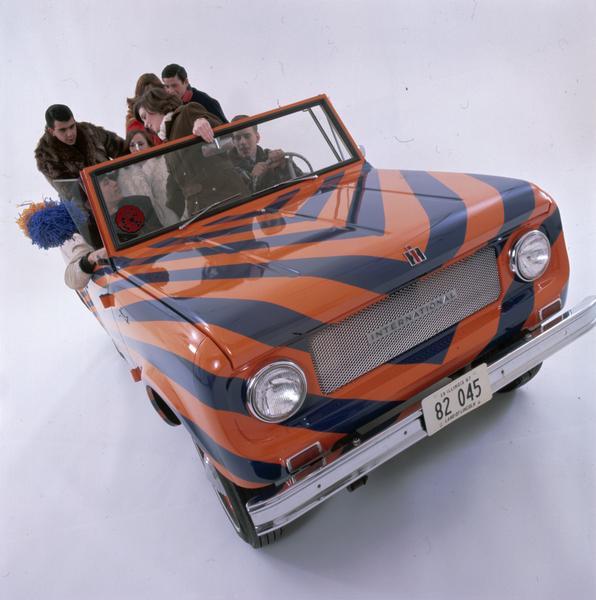 1967 International Scout Painted in University of Illinois Colors